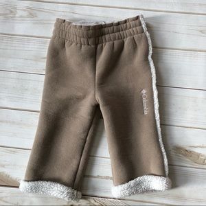 Columbia infant Sherpa pants
